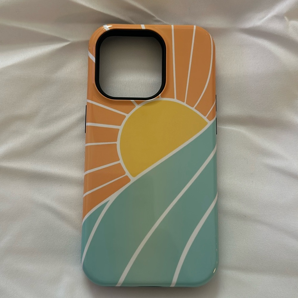 Casely Waves & Rays Sunshine Case for IPhone 14 Pro (MagSafe)